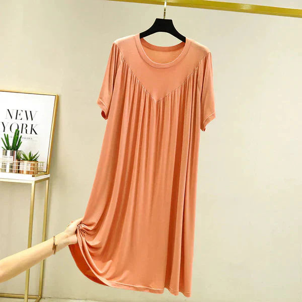 Gellaine – Classic Short-sleeved Loose Dress
