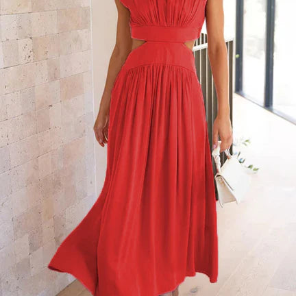 Aztrid – Elegant Cut-out Midi Dress