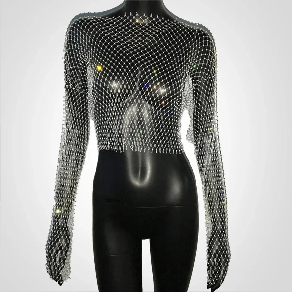 Noema – Mesh Crop Top