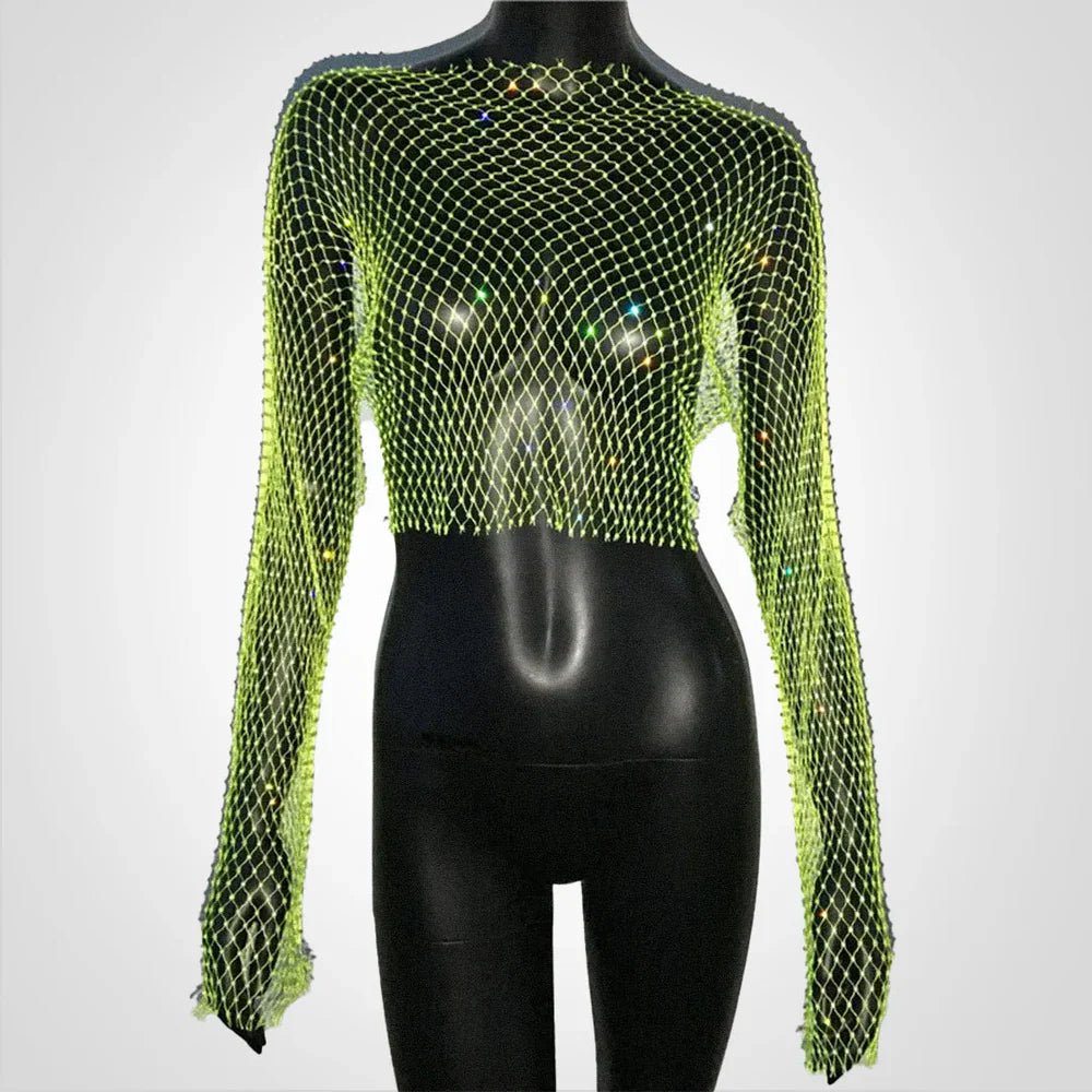 Noema – Mesh Crop Top