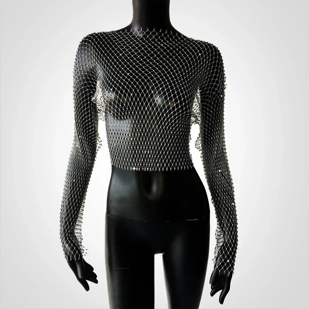 Noema – Mesh Crop Top