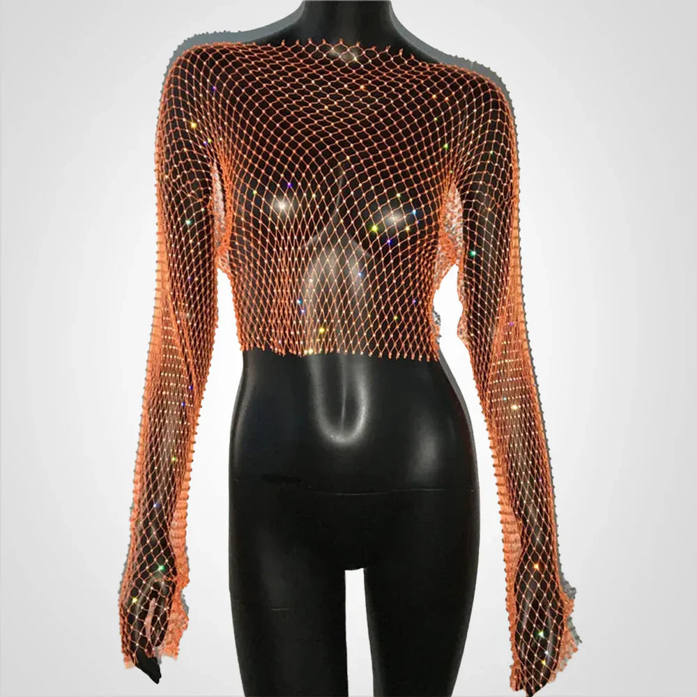 Noema – Mesh Crop Top