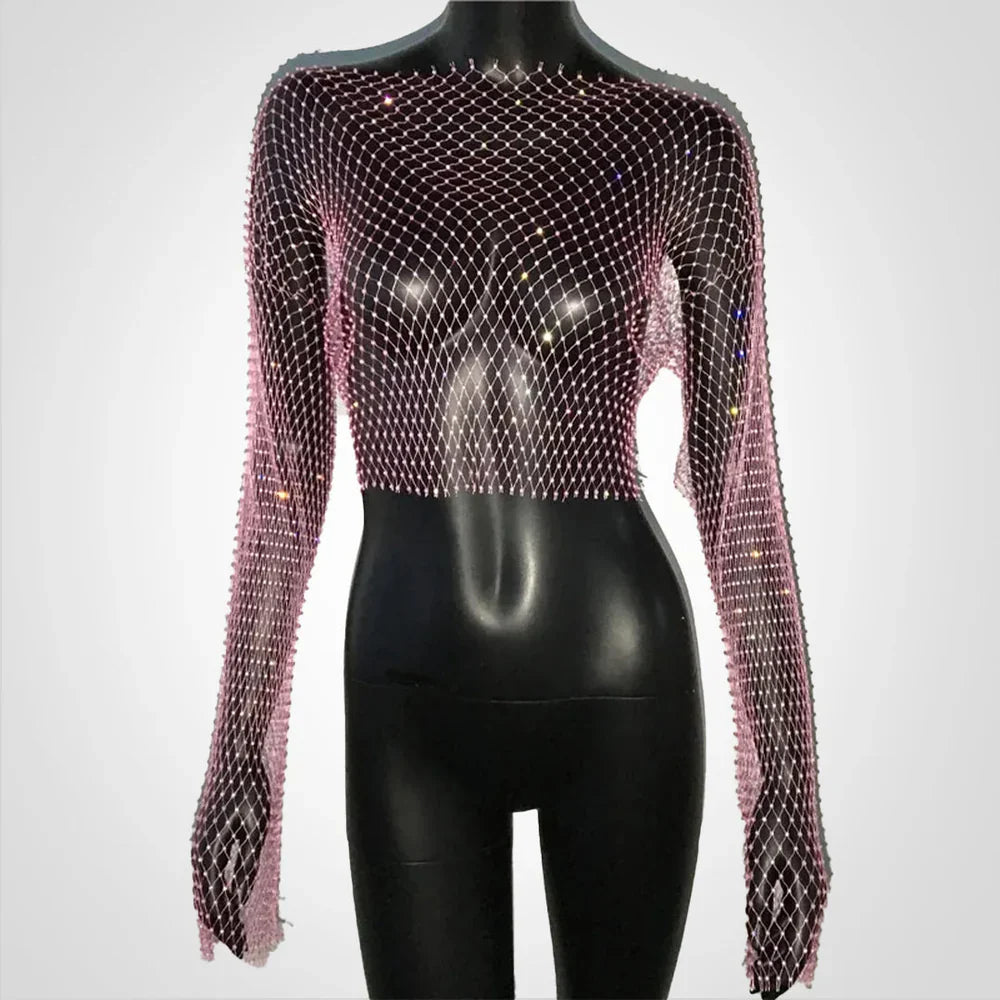 Noema – Mesh Crop Top