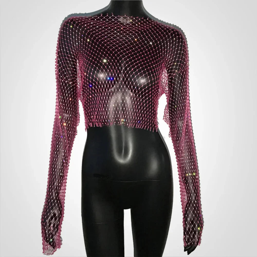 Noema – Mesh Crop Top
