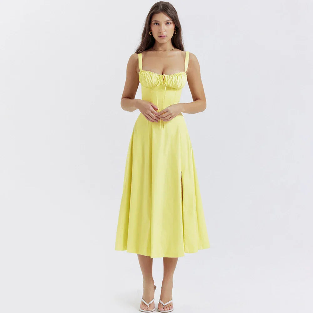 Tivelle – Elegant Corset-style Dress