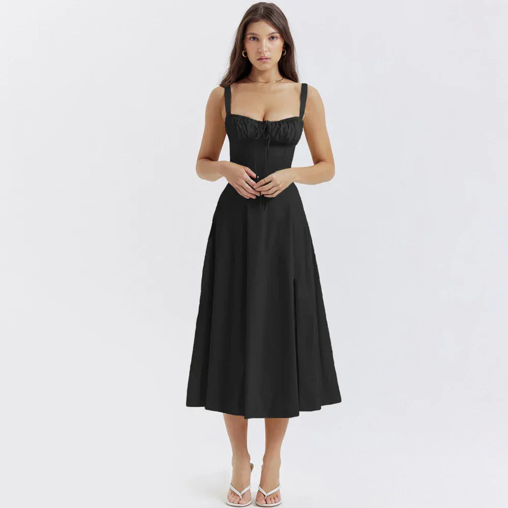 Tivelle – Elegant Corset-style Dress