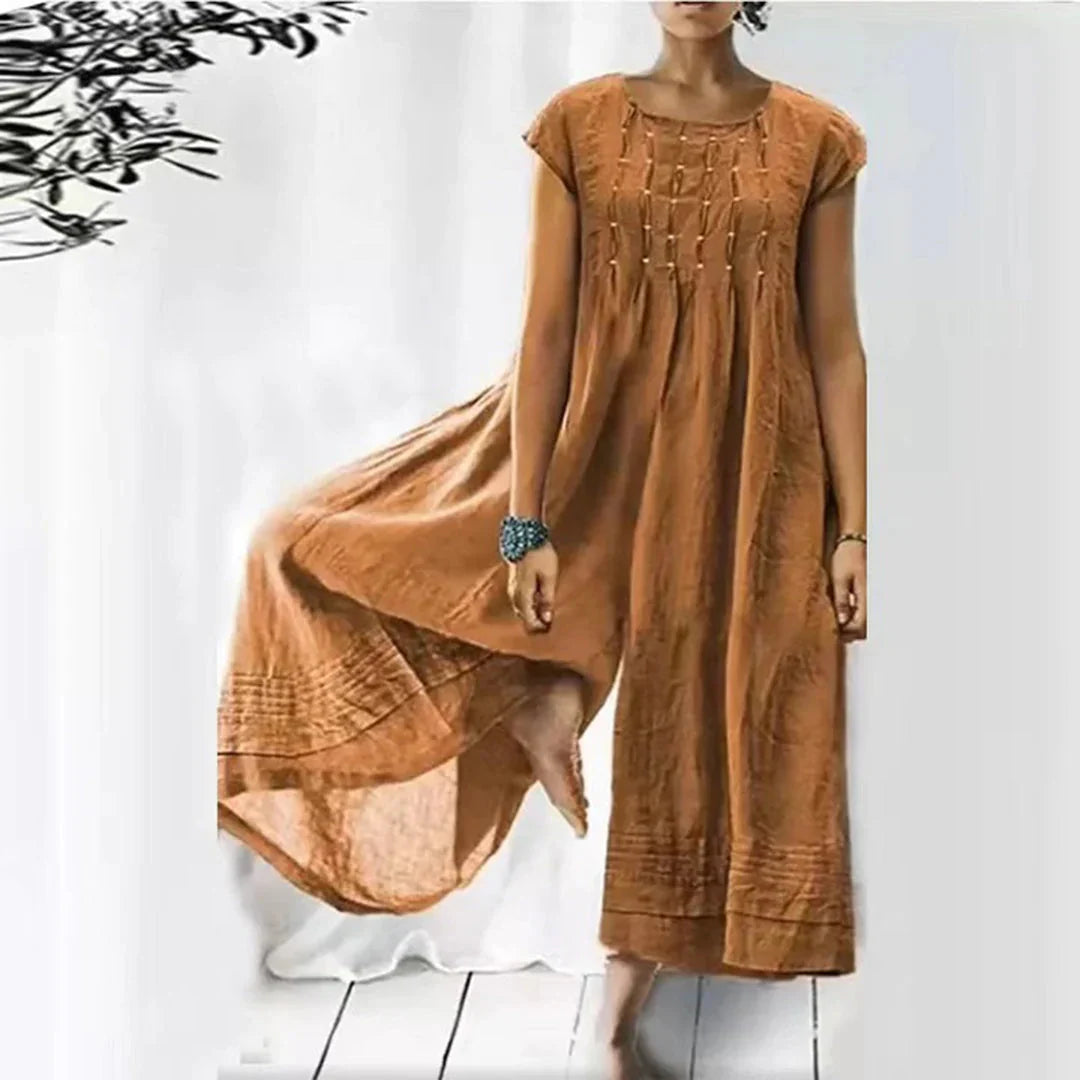 Sylmara – Breathable Cotton-Linen Dress