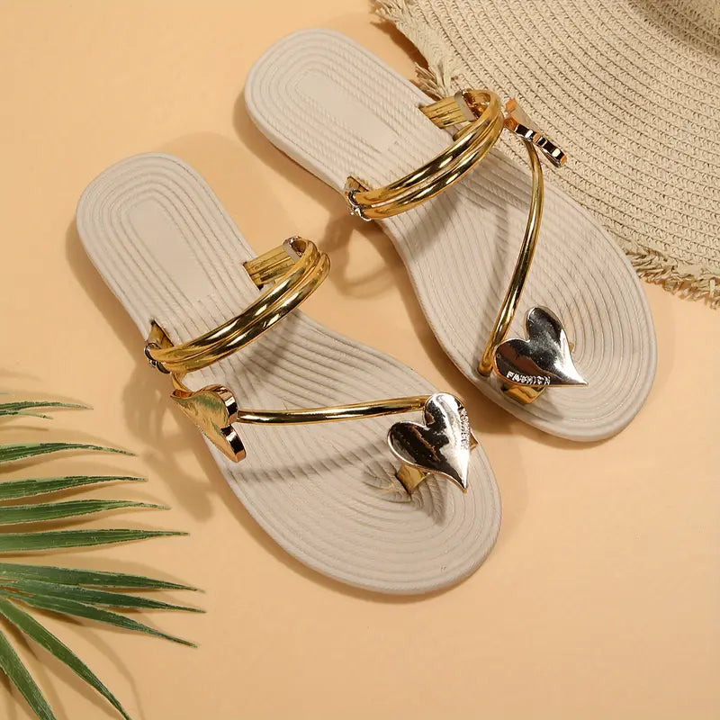 Aamarie – Beautiful Gold Toned Sandals