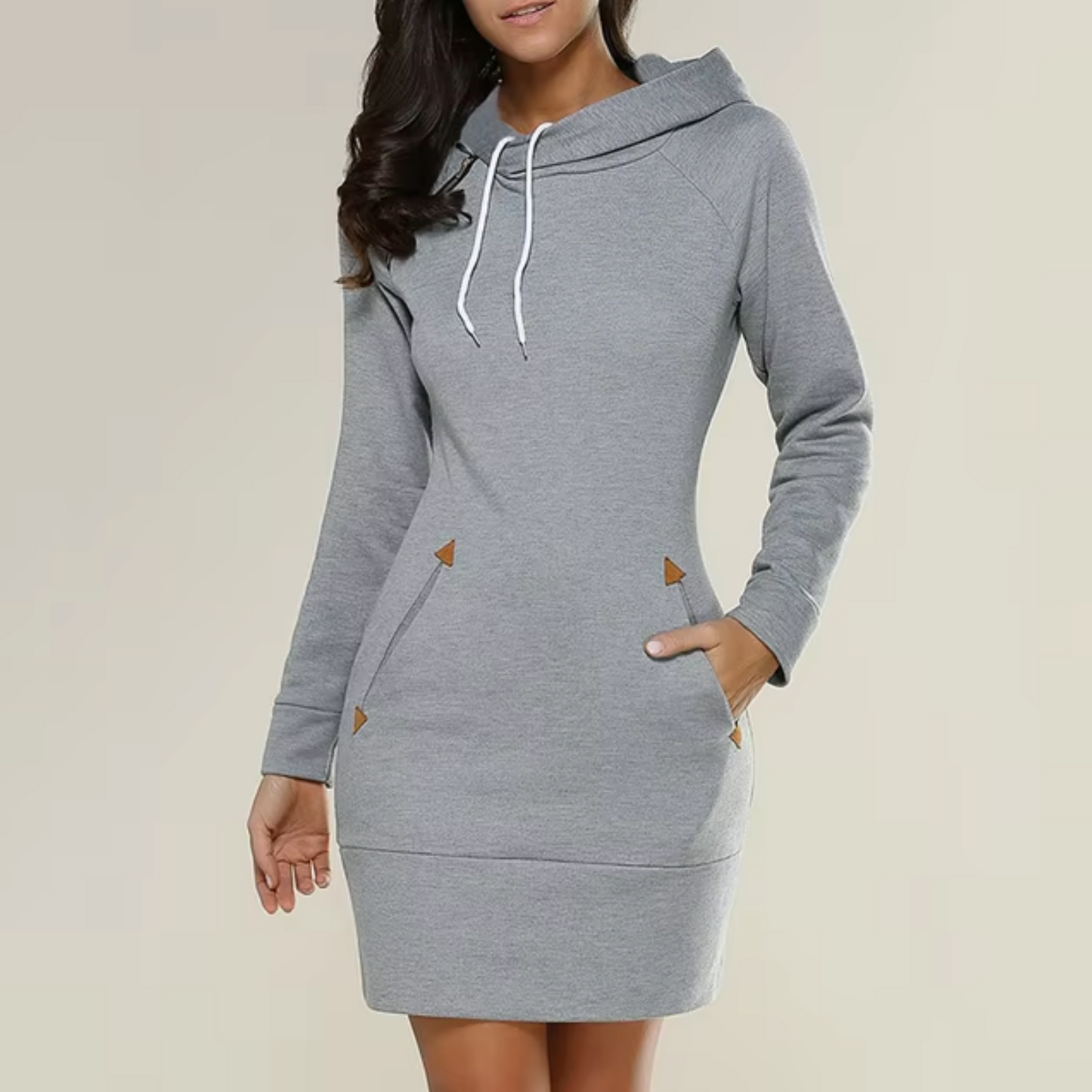 Cezy – Hooded Sweater Dress