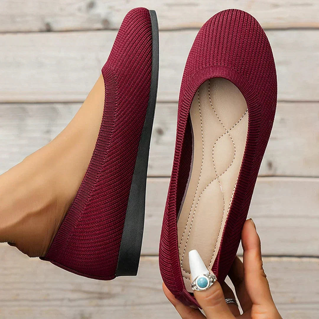 Elka – Comfy Knitted Flats