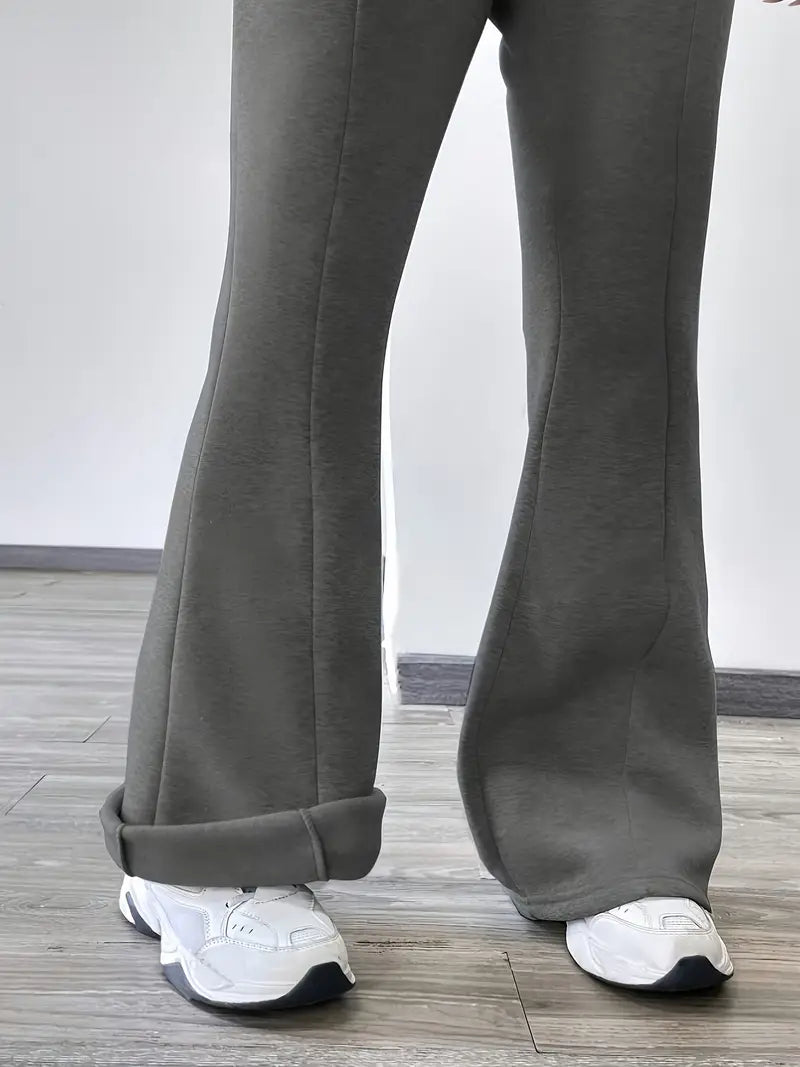 Manju – Flared Cotton Jogging Pants
