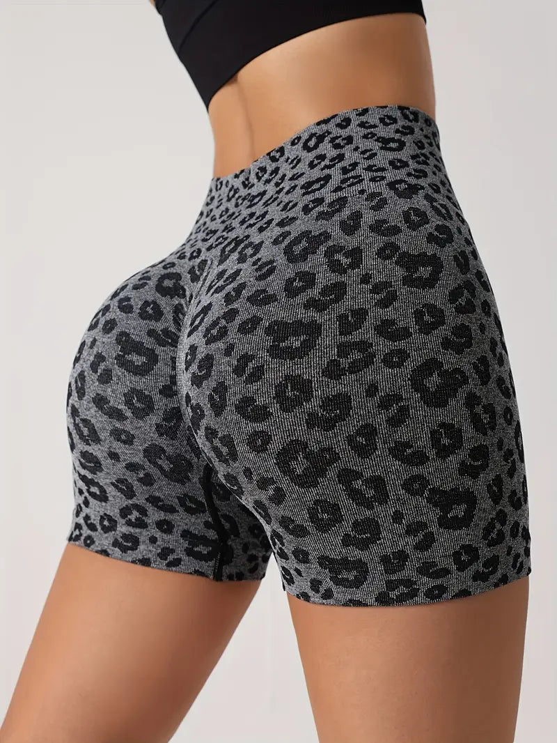 Venice – Seamless Leopard Print Shorts