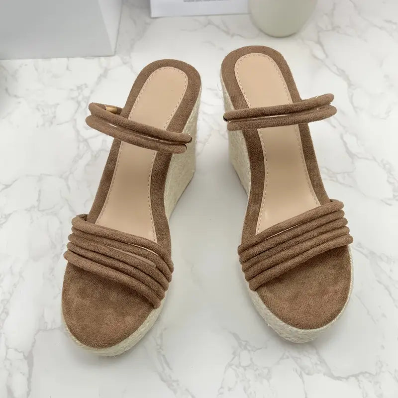 Emila – Wedge Sandals with Double Straps