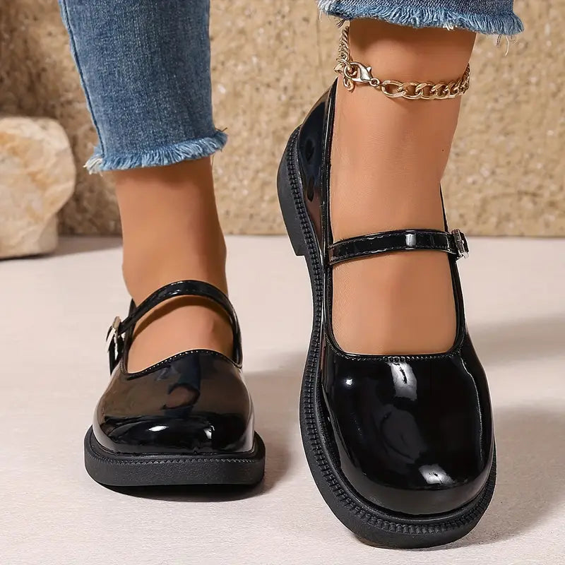 Elara – Vintage Leather Shoes