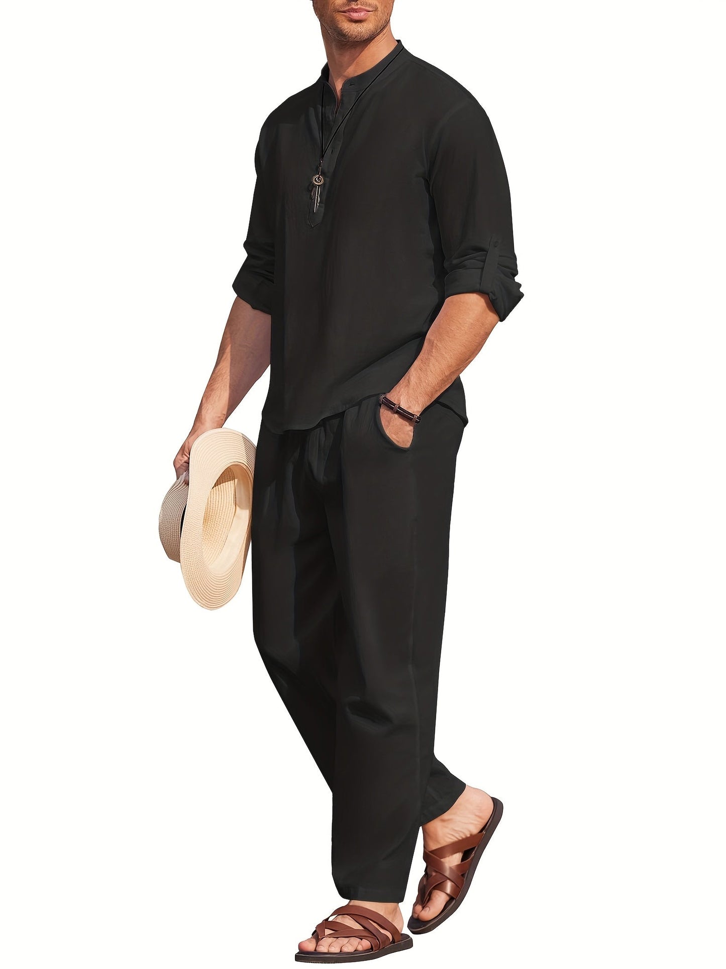 White linen set - Max