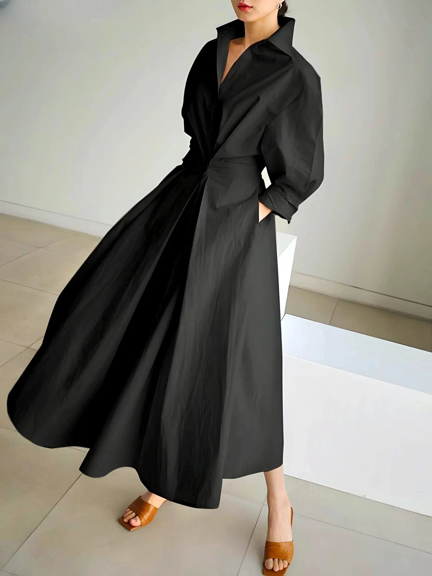 Rivis – Elegant Long Sleeve Dress