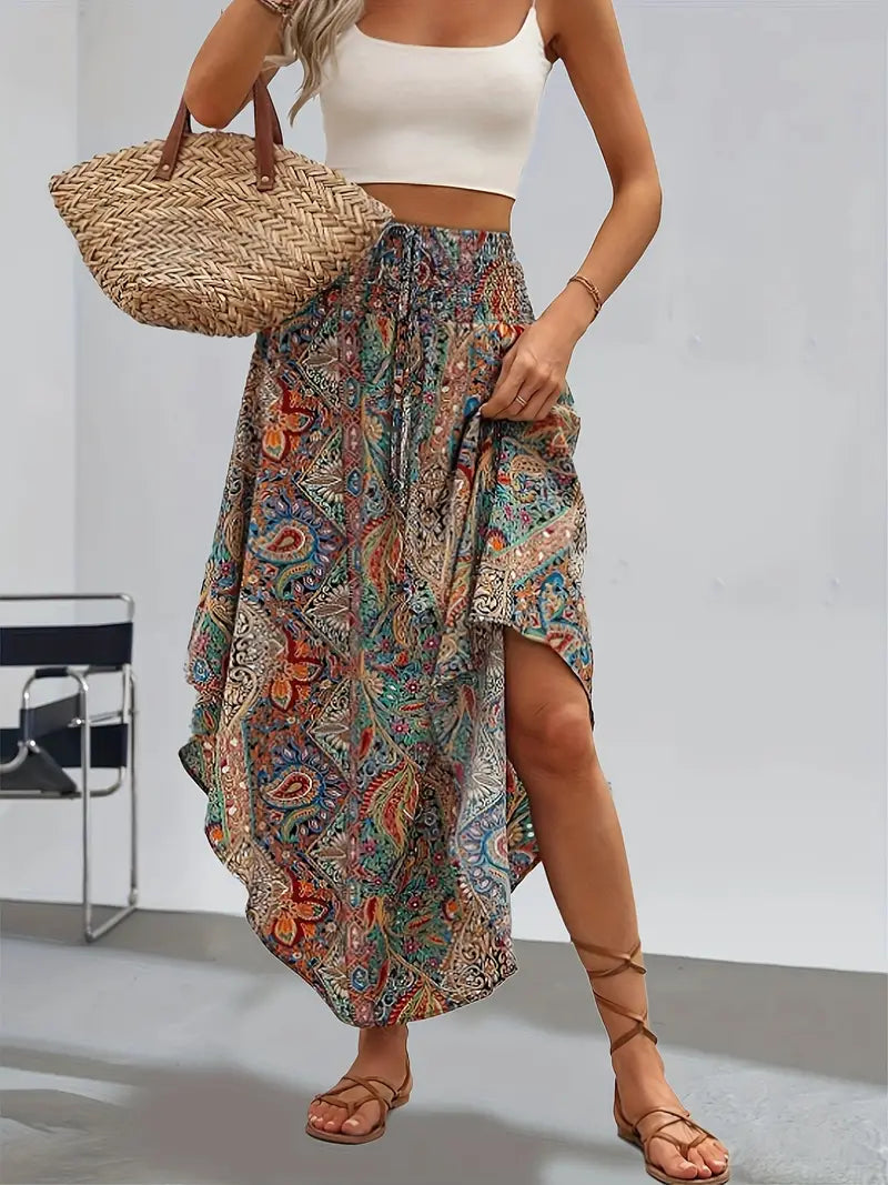 Jennylyn - Boho Print Skirt