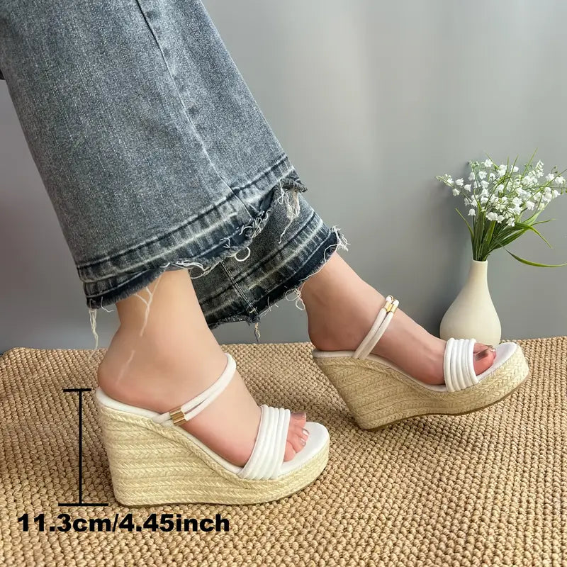 Emila – Wedge Sandals with Double Straps