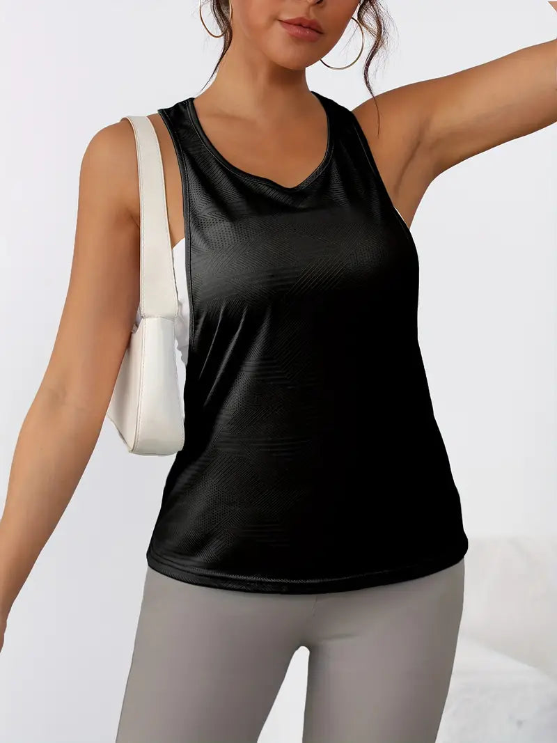 Nyxaria – Breathable Open-Back Racerback Tank Top