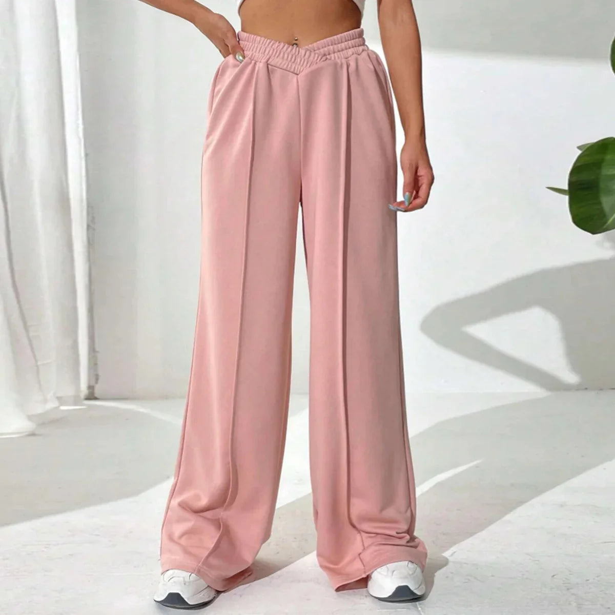 Jally – High waist Wide Leg Lounge Pants