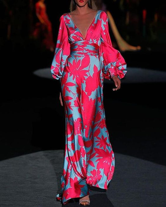 Brenda - Fashionable V-neck dress