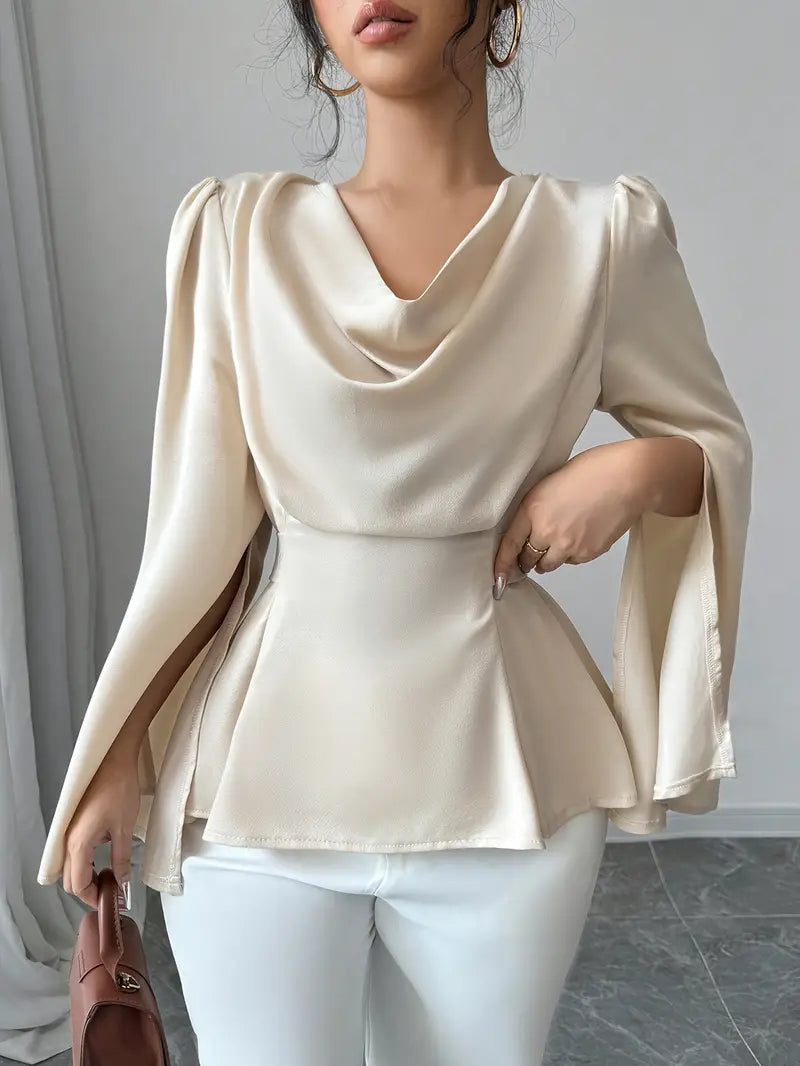 Leia – Elegant Satin Blouse