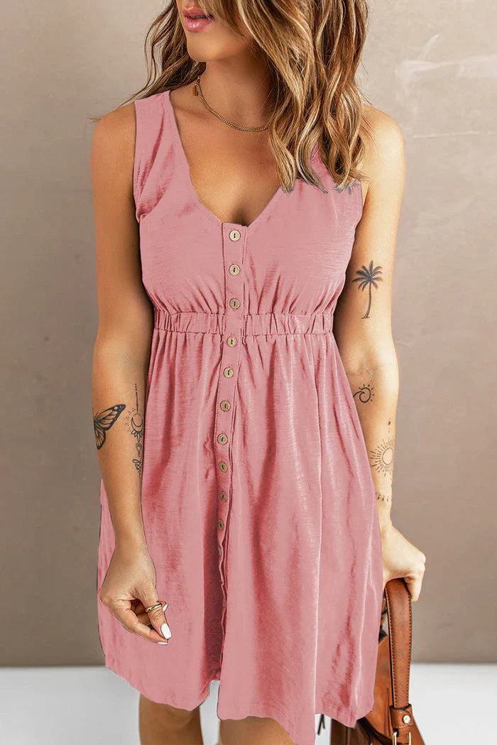Hellie – Stylish Sleeveless Mini Dress