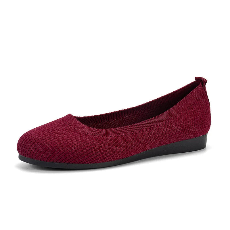 Elka – Comfy Knitted Flats
