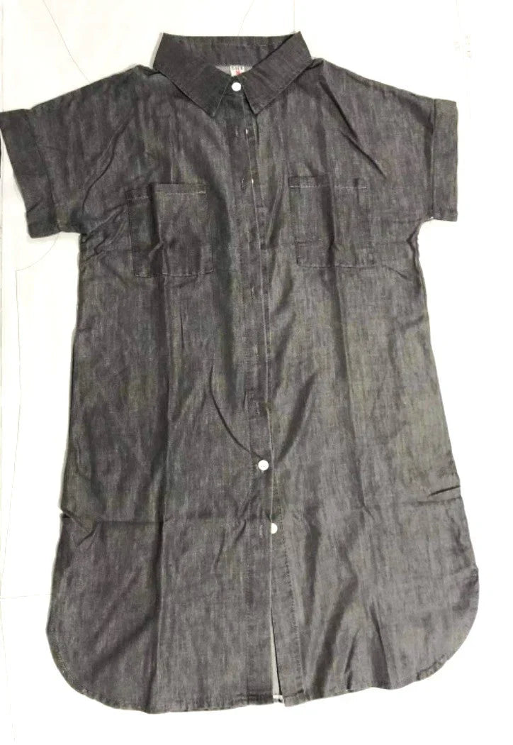 Sorayla – Stylish Cotton Shirt Dress