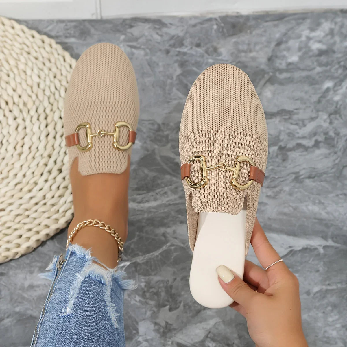 Aella – Stylish Slip-on Mules