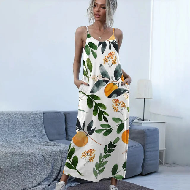 Zena – Sleeveless V-neck Summer Dress