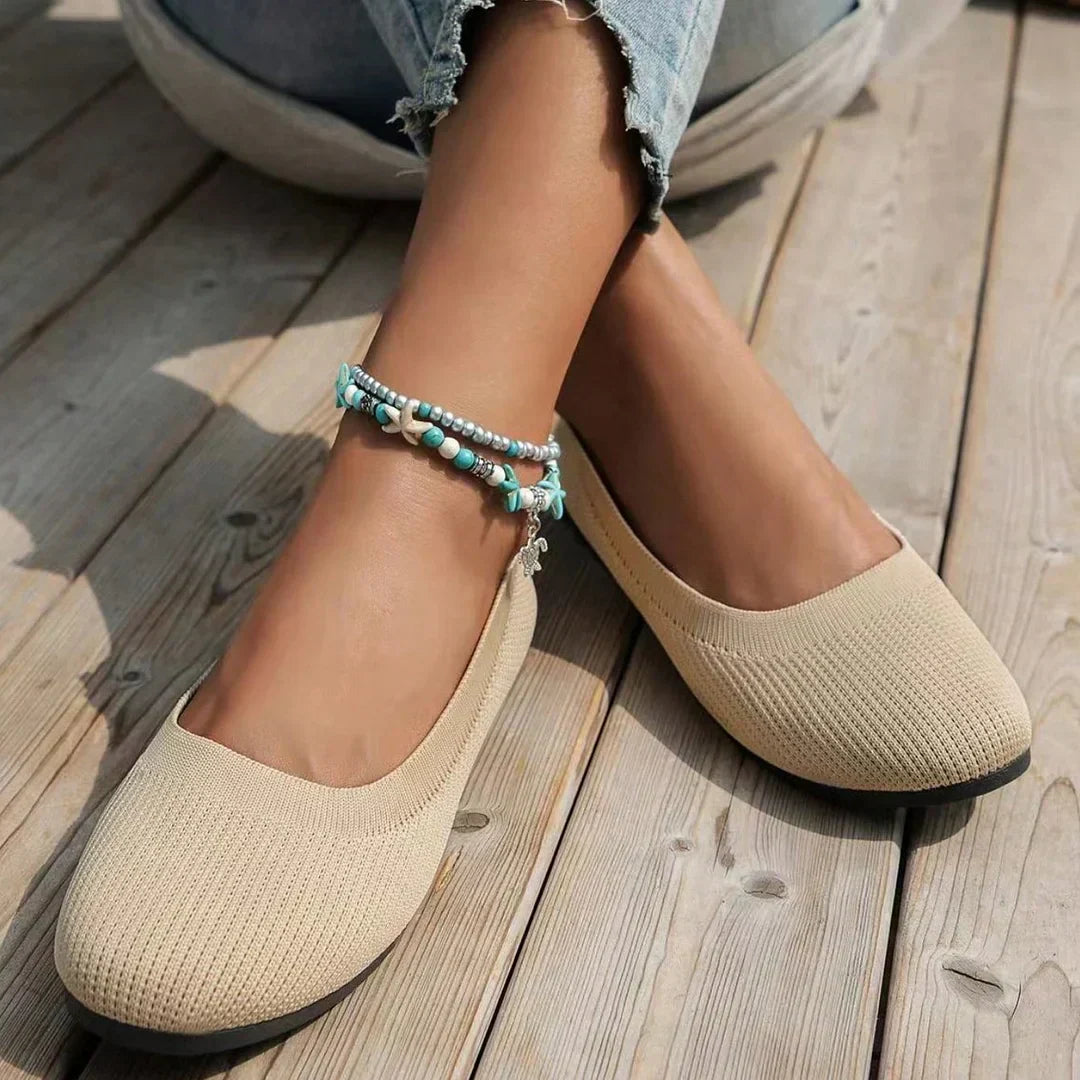 Elka – Comfy Knitted Flats