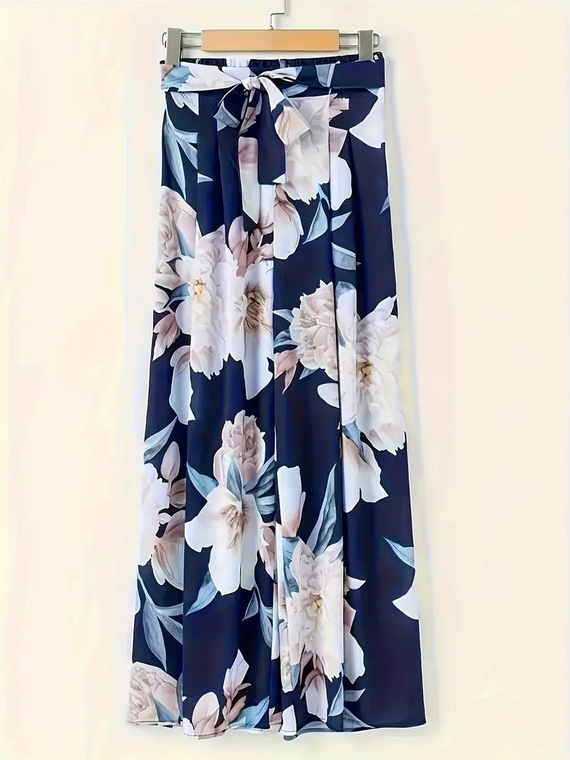 Aisling – Floral High Waist Wide Leg Palazzo Pants