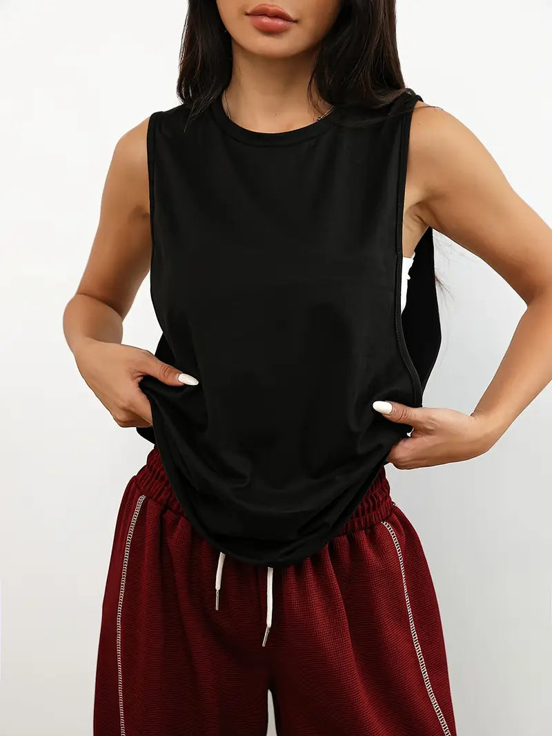 Vexis – Stylish, Sleeveless, Loose-fitting Tank Top