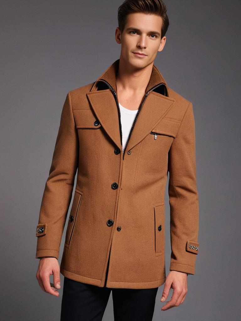 Waterproof winter coat for business