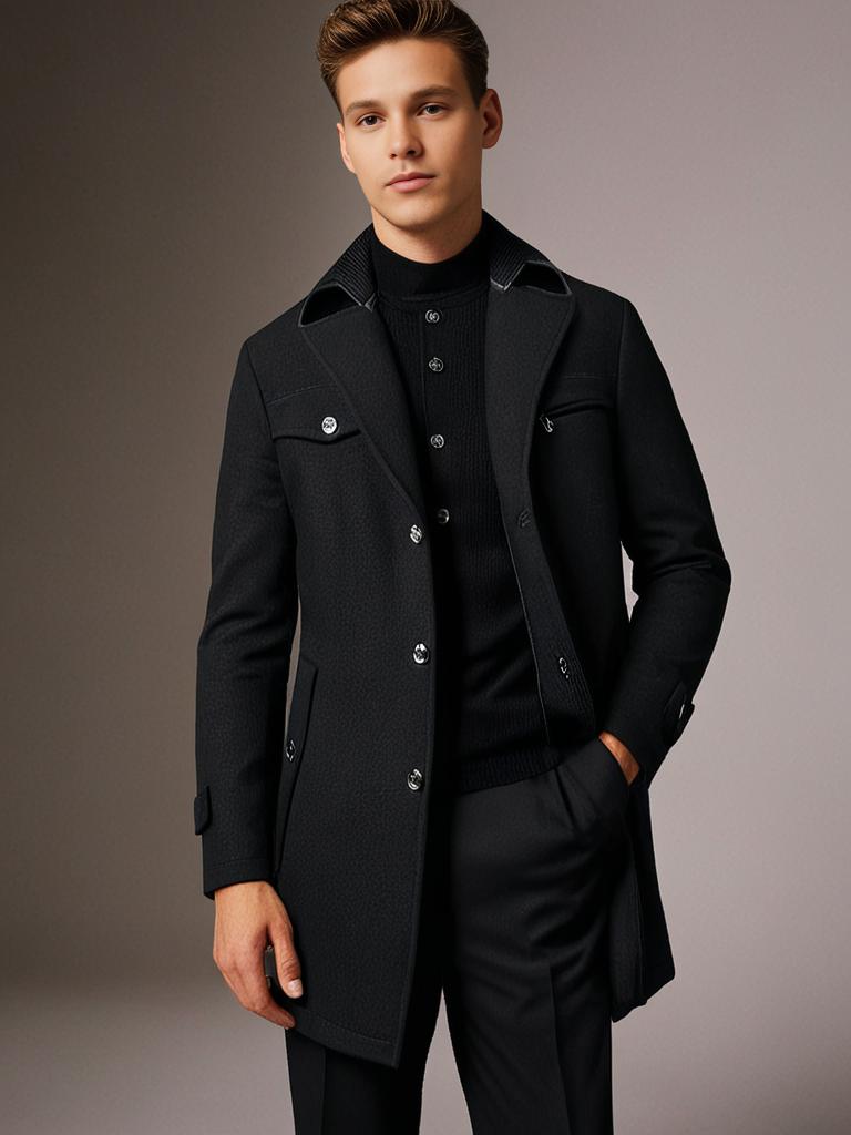 Waterproof winter coat for business