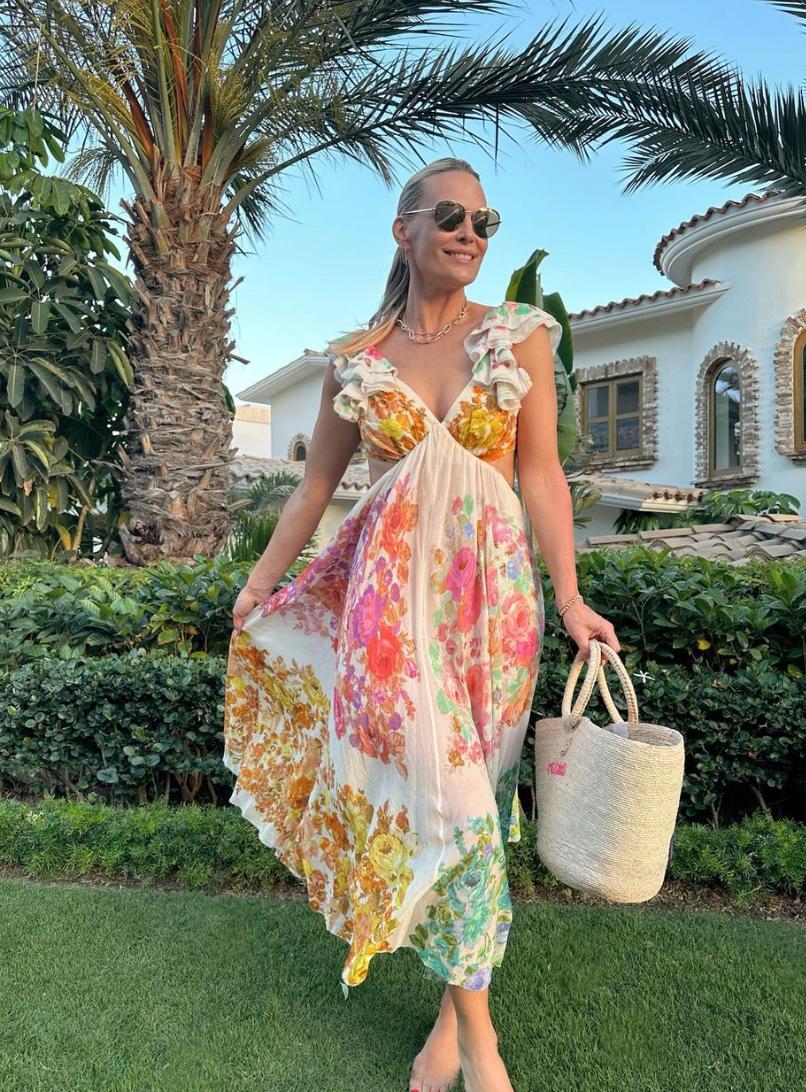 Shen – Sexy Floral Maxi Dress