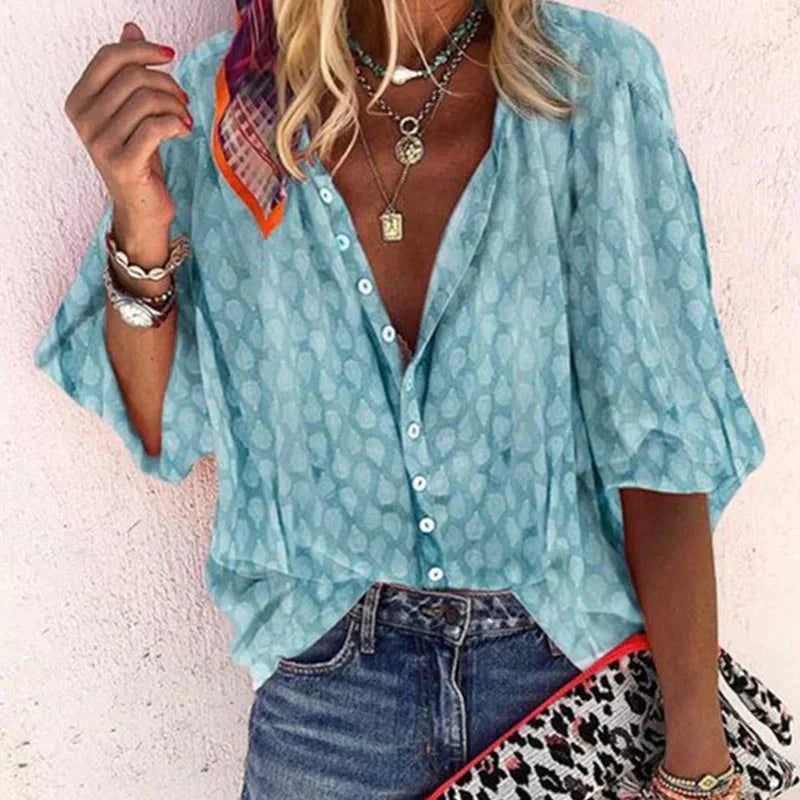 Lyanka – Elegant Button Blouse