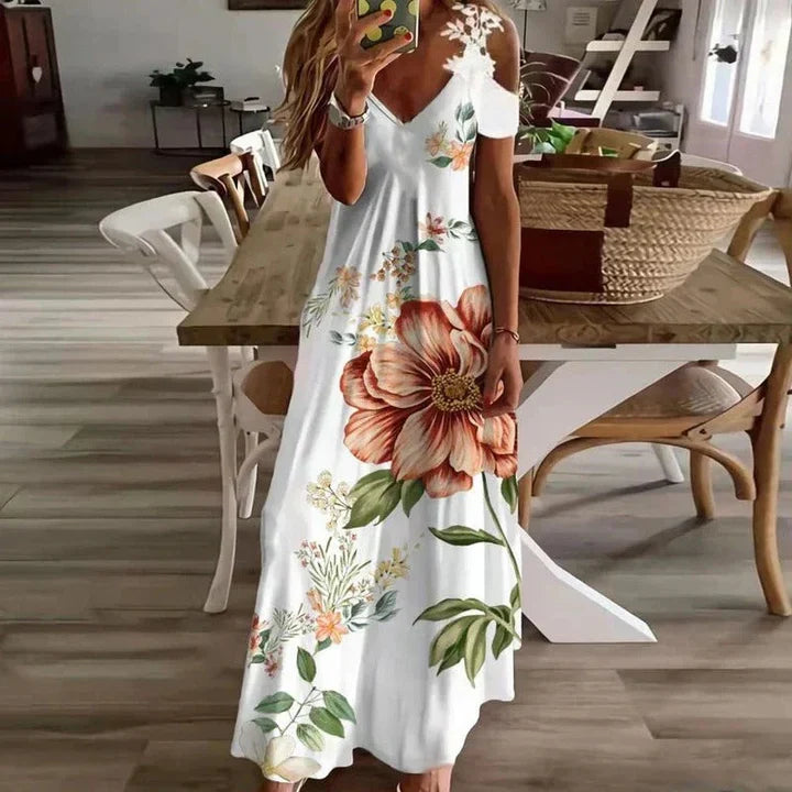 Candice – Printed Maxi Dress