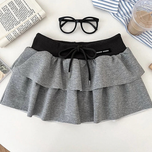 Analisa - High-Waist Elastic Mini Skirt