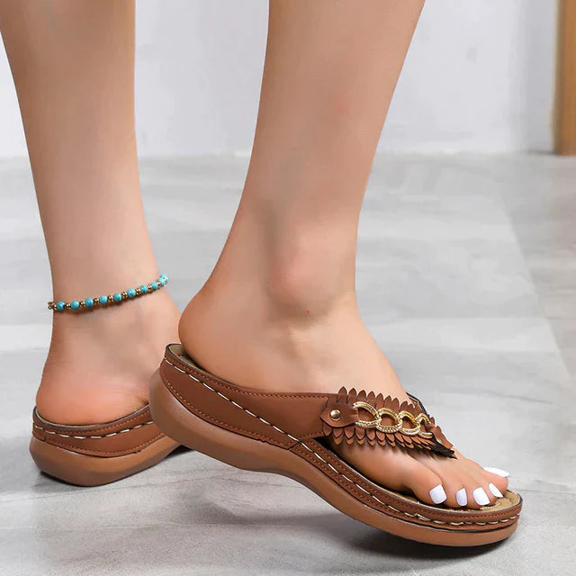 MAJA - Orthopaedic Flip Flops Wedge Sandals