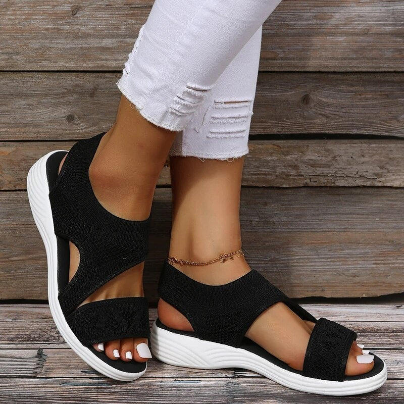 AVERY - Orthopaedic fish mouth sandals