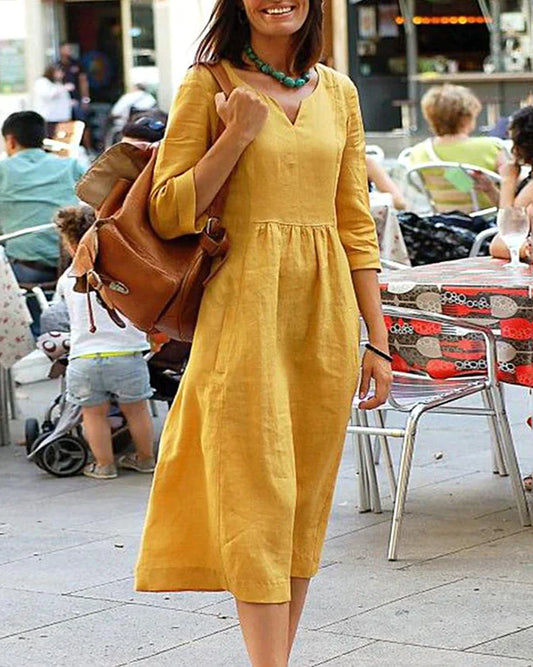 Lisea - Loose cotton summer dress