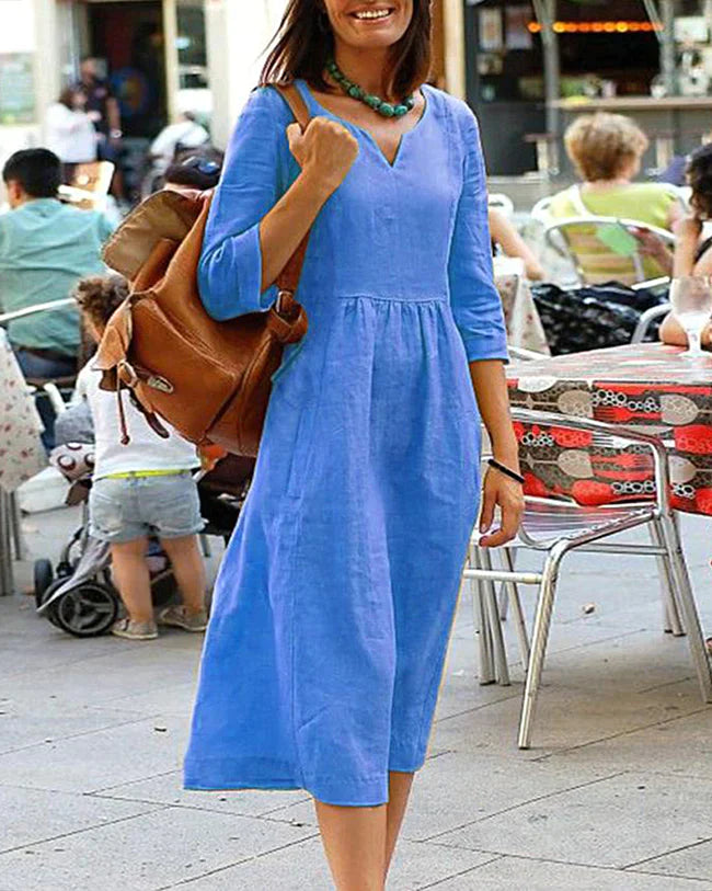 Lisea - Loose cotton summer dress