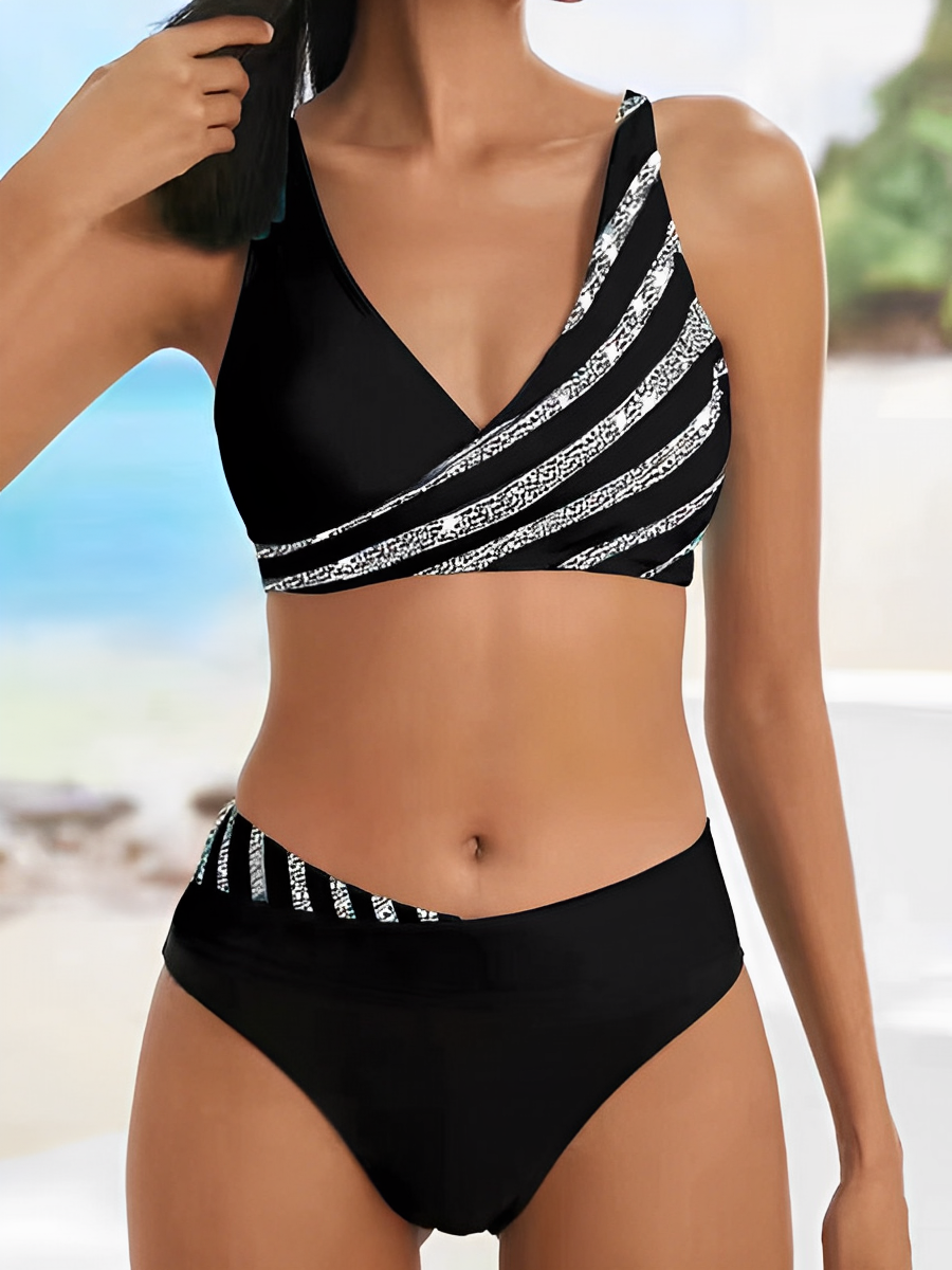 MILLE - Luxurious striped summer bikini