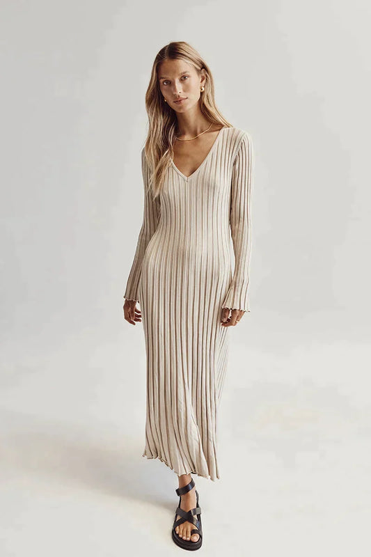 Carilyn - Midi dress with long sleeves