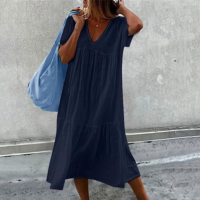 Jasmine - Simple dress with ruffles