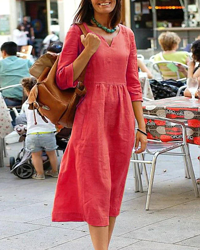Lisea - Loose cotton summer dress