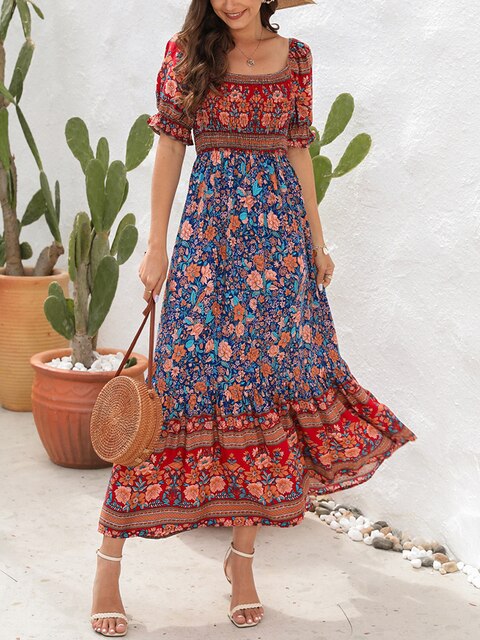 Lina - Long Boho Dress