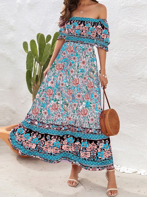 Lina - Long Boho Dress